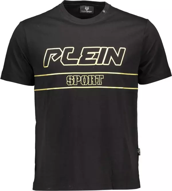 Black Cotton Men's T-Shirt