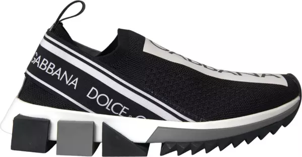 Black White Slip On Sorrento Sneakers Shoes