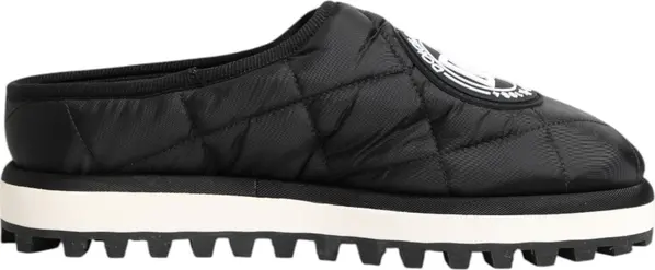 Black Nylon Low Top Slip On Sneaker Shoes