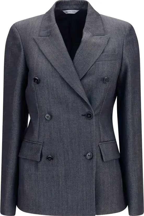 Gray Wool Oves Aries Blazer