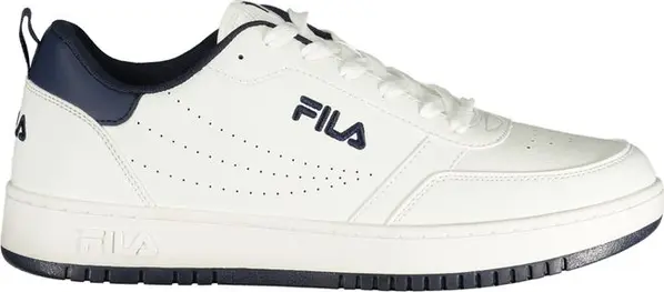 White Polyurethane Men Sneaker