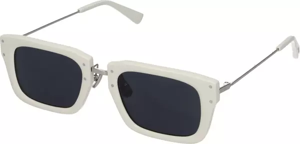 White Acetate Sunglasses