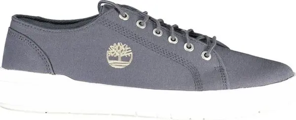 Blue Polyester Men Sneaker