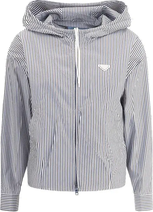 Blue Polyamide Shell Jacket
