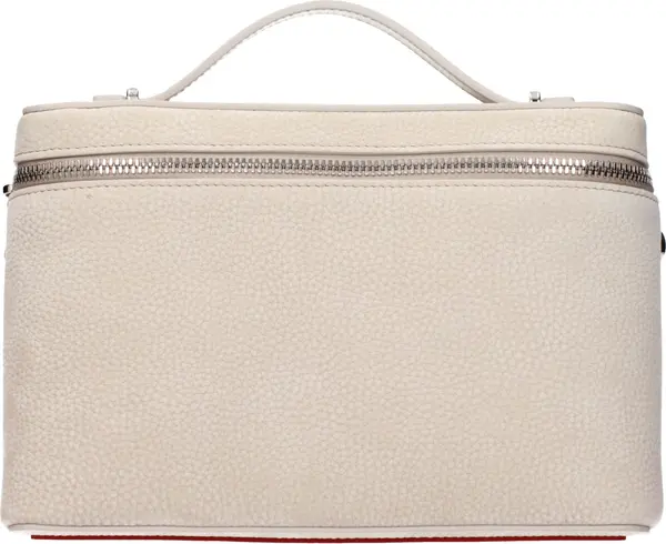 Beige Leather Handbag