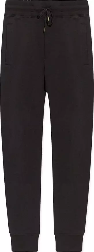 Black Cotton Joggers (Workout Pants)