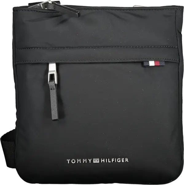 Black Polyurethane Women Shoulder Bag