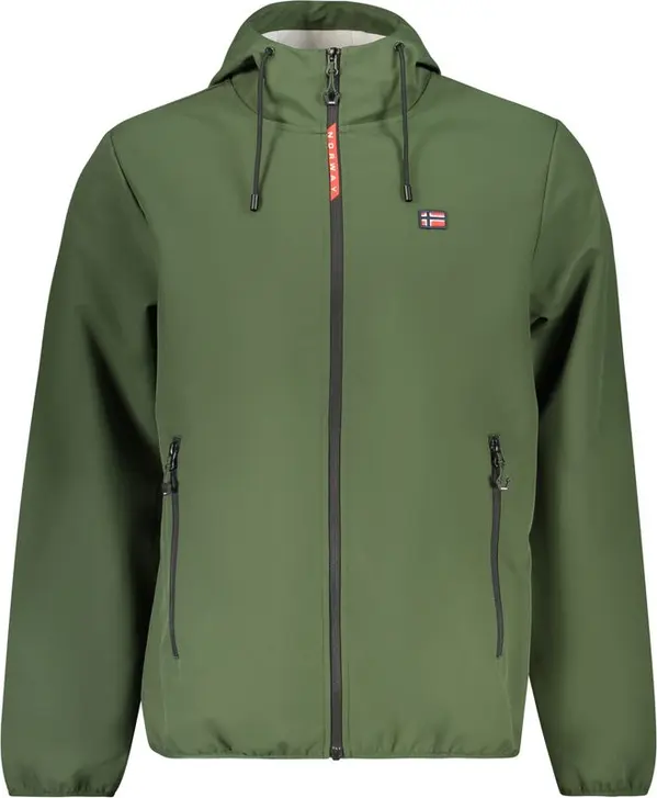 Verde Polyester Mens Jacket