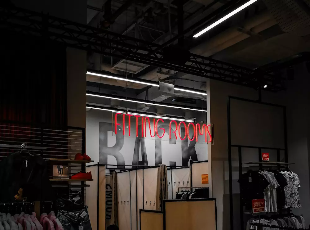 fitting room ideas