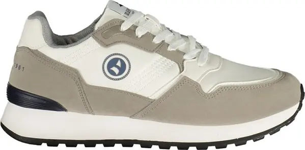 Grigio Poliestere Men Sneaker
