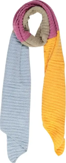 Bicolor Recycled Polyester Scarf