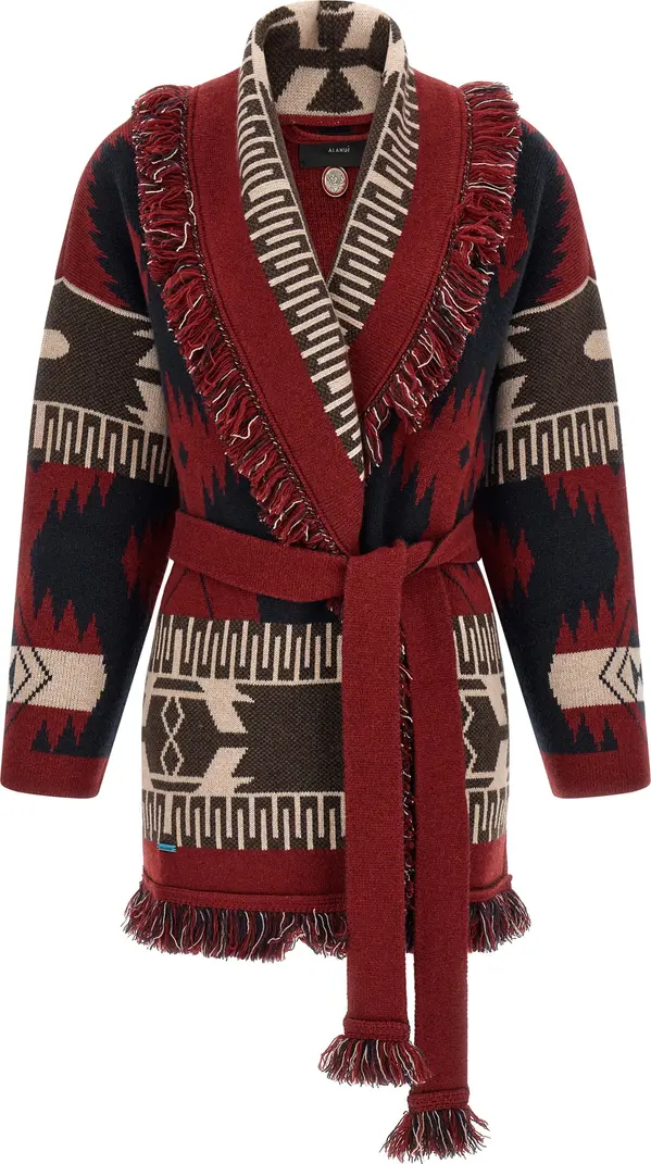 Red Cashmere Cardigan