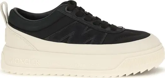 Black Polyamide Athletic Sneakers