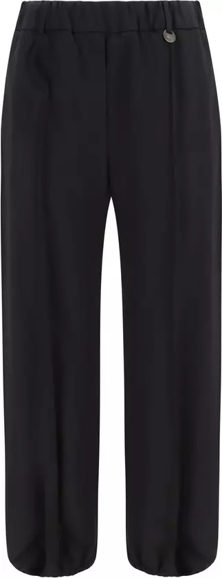 Black Wool Oves Aries Joggers (Workout Pants)