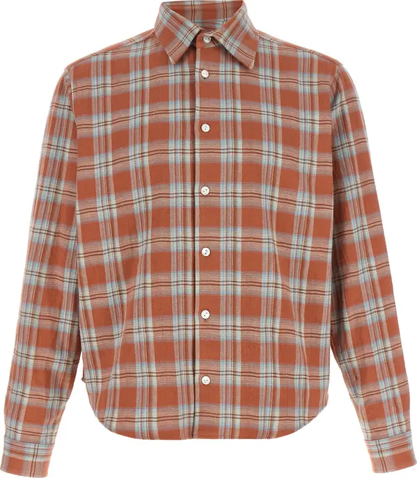 Orange Cotton Blouse