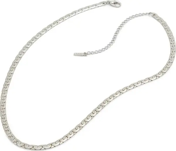 Silver Elastane Necklace