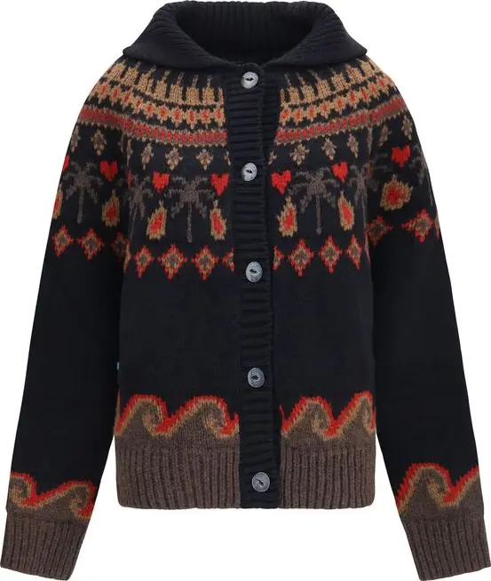 Multicolor Wool Oves Aries Cardigan