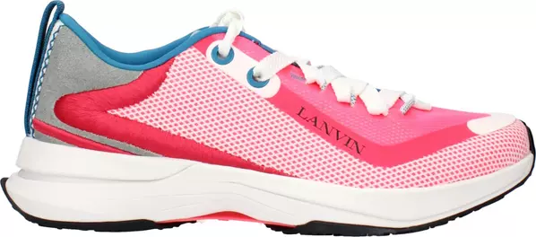 Pink Fabric Athletic Sneakers