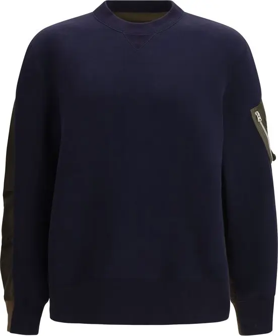 Blue Cotton Sweatshirt