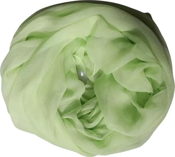 Light Green Silk Neck Wrap Stole 200cm x 134cm Scarf