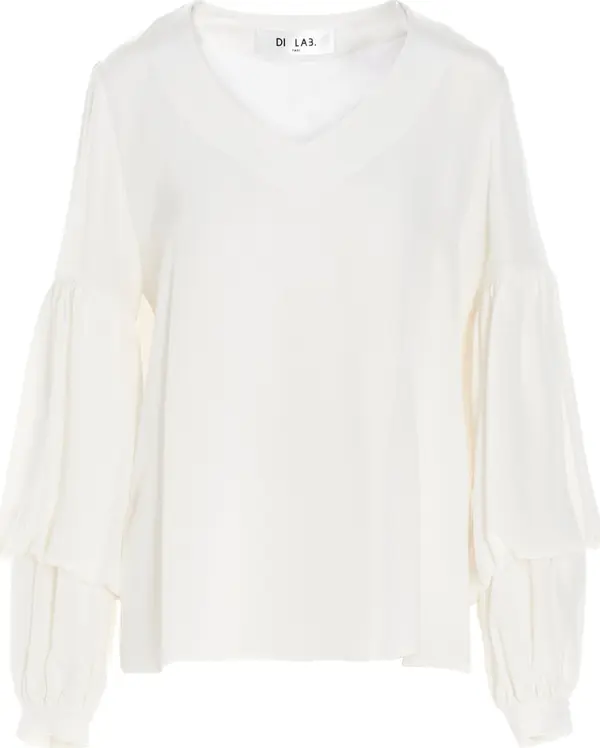White Silk Blouse