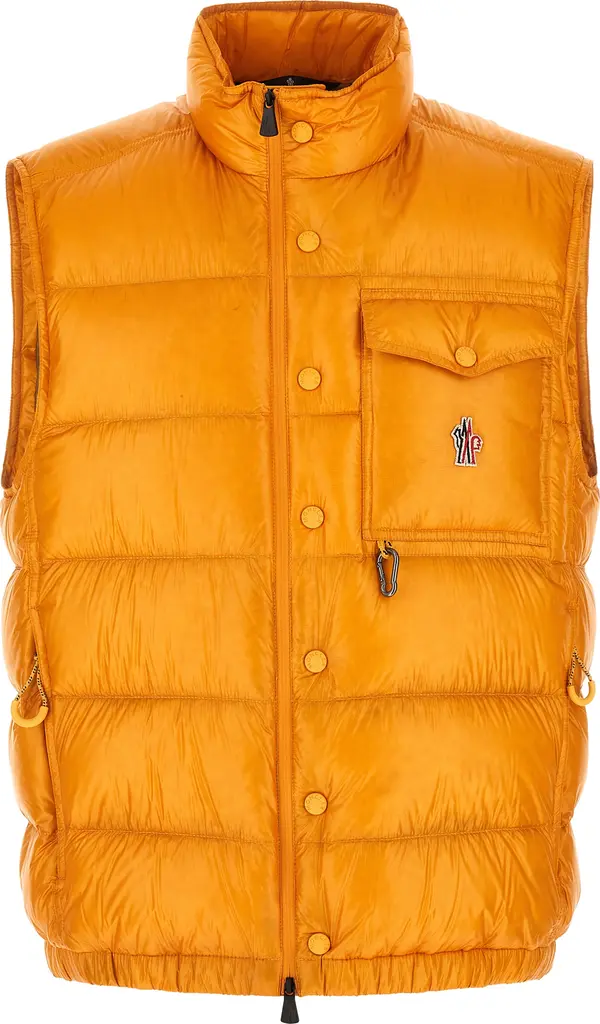 Multicolor Polyester Sleeveless Jacket
