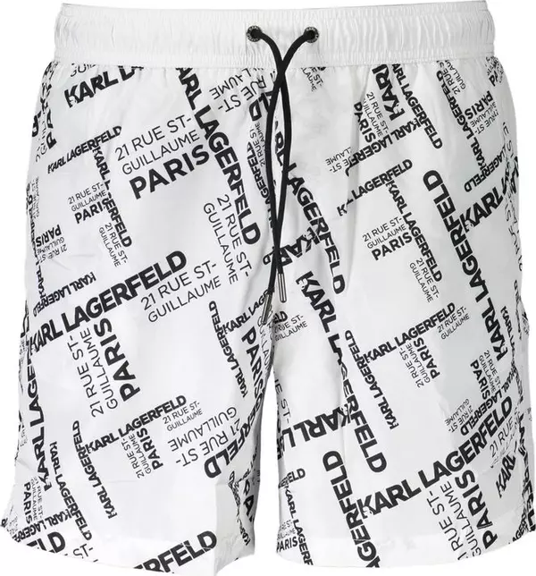 Bianco Polyester Men's Swim Boxer