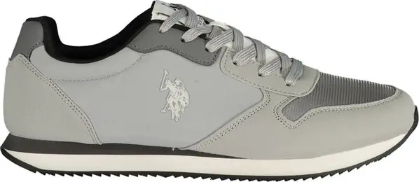 Dark Grey Polyurethane Men's Sneaker