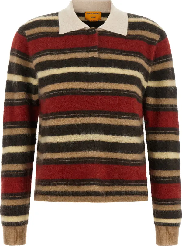 Multicolor Cashmere Polo Shirt