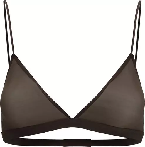 Brown Nylon Bra