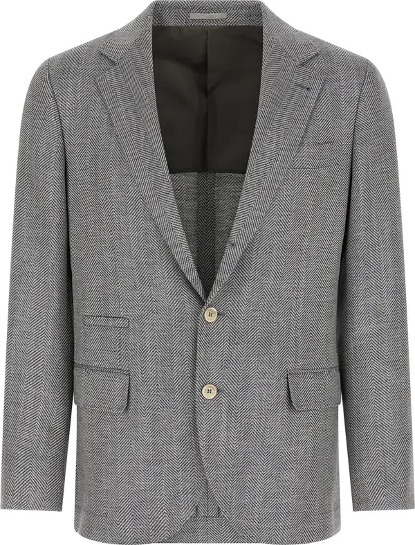 Gray Wool Blazer