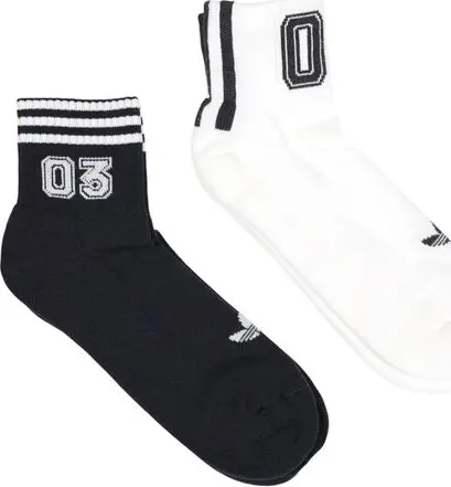 Black And White Cotton Socks