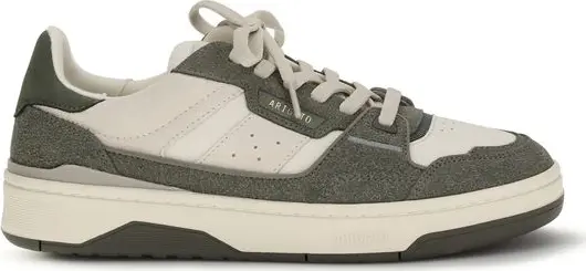 Bicolor Calf Leather Bos Taurus Low Top Sneakers