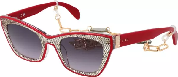 Red Plastic Sunglasses