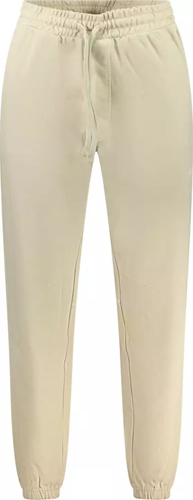 Beige Cotton Men's Sports Trouser