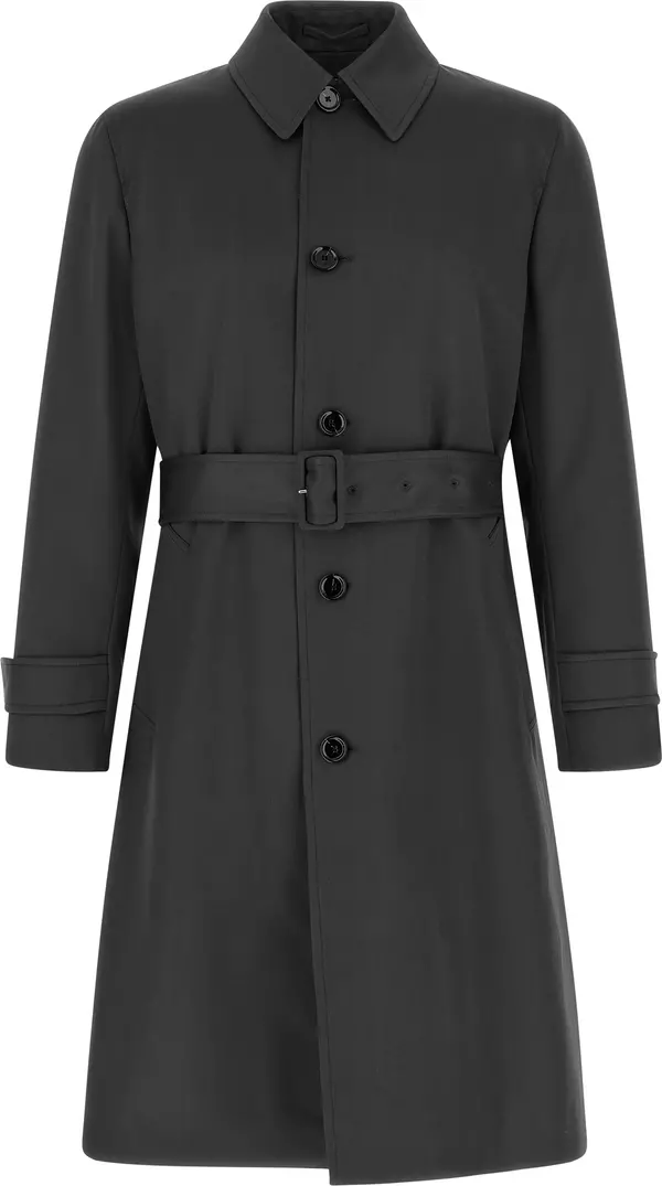 Gray Virgin Wool Coat