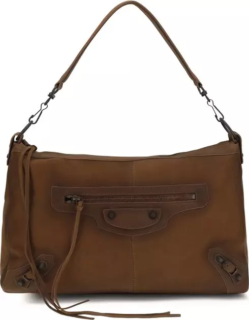 Brown Lamb Ovis Aries Shoulder Bag