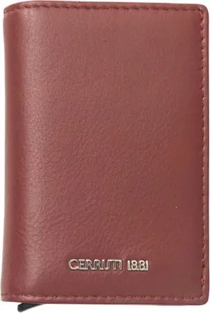 Red Calfskin Men Wallet