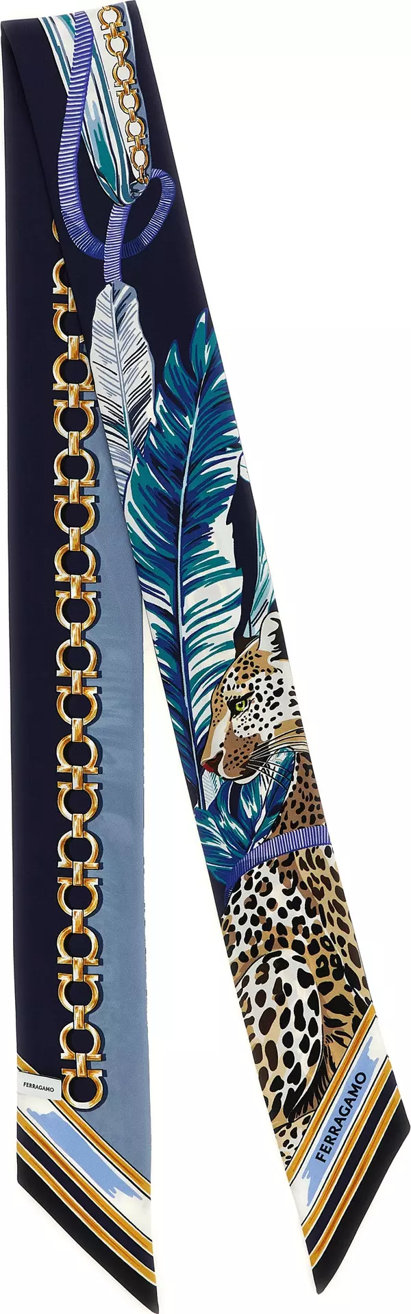 Blue Silk Foulard