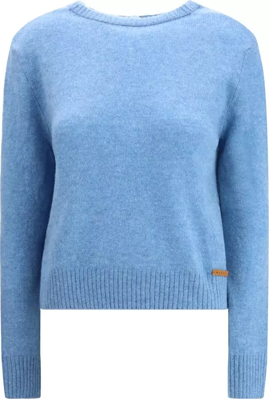 Blue Cashmere Sweatshirt