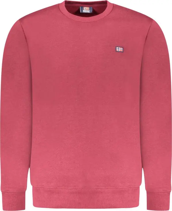 Red Cotton Men's Sweatshirt