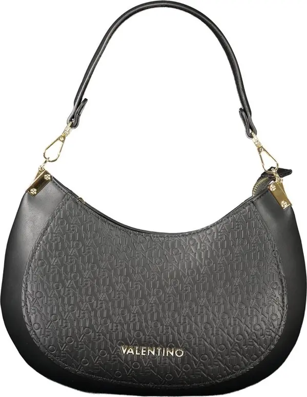 Black Polyurethane Women's Bag