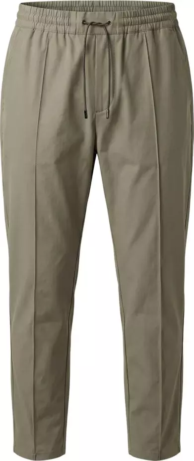 Green Cotton Blend Men's Pants