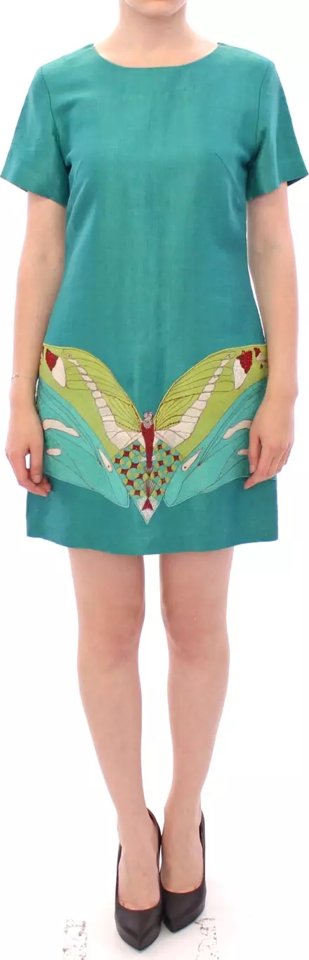 Green Above Knee Mini Dress