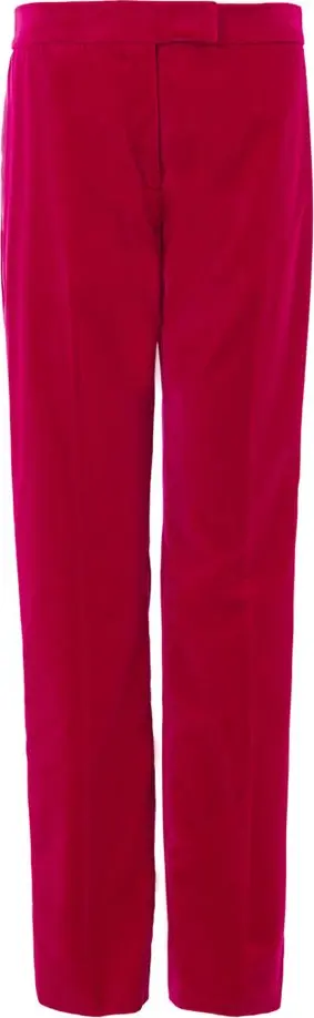 Fuchsia Cotton Dress Pants