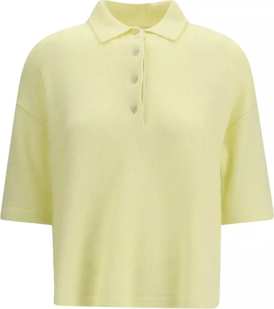 Bicolor Cashmere Polo Shirt