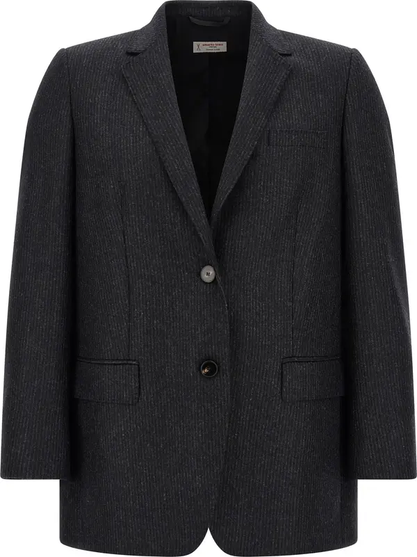 Gray Wool Blazer