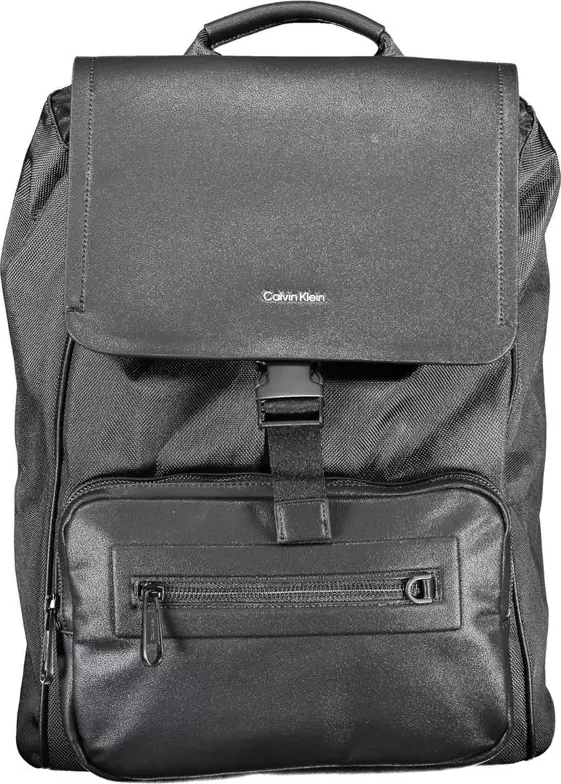 Nero Polyester Men's Backpack