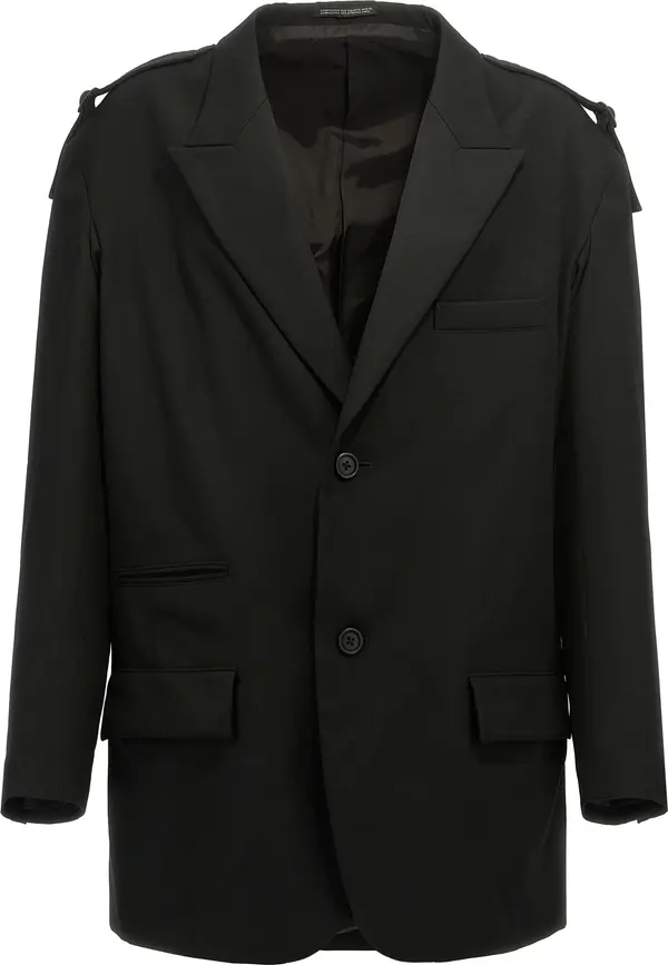 Black Wool Blazer