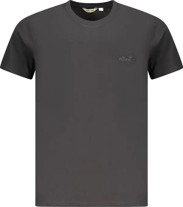 Black Cotton Men T-Shirt